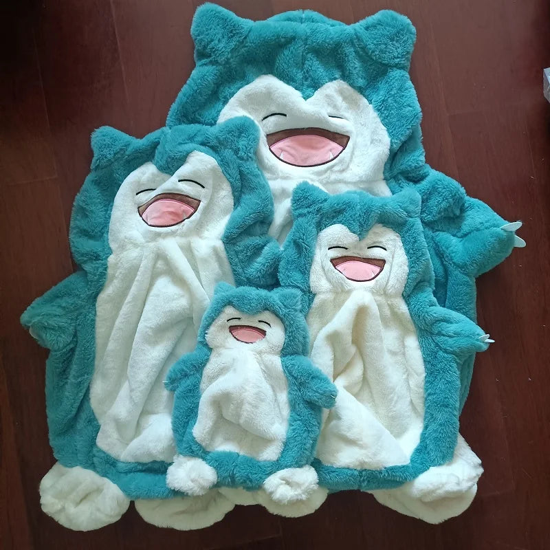 Pokémon Snorlax & Totodile Plush Toys - Chikorita and Torchic Cartoon Dolls