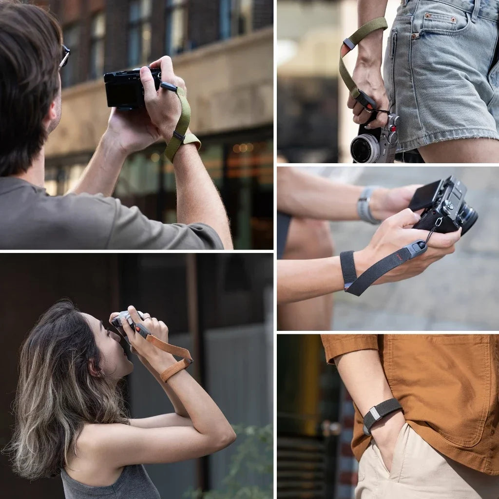 PGYTECH Adjustable Camera Wrist Strap – Quick Release Hand Strap for Sony, Nikon, Canon & GoPro