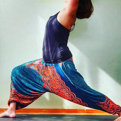 Bohemian High Waist Pants for Women – Rayon Hippie Harem Baggy Yoga Wear, Printed Pantalones Mujer, Boho Calca Feminina