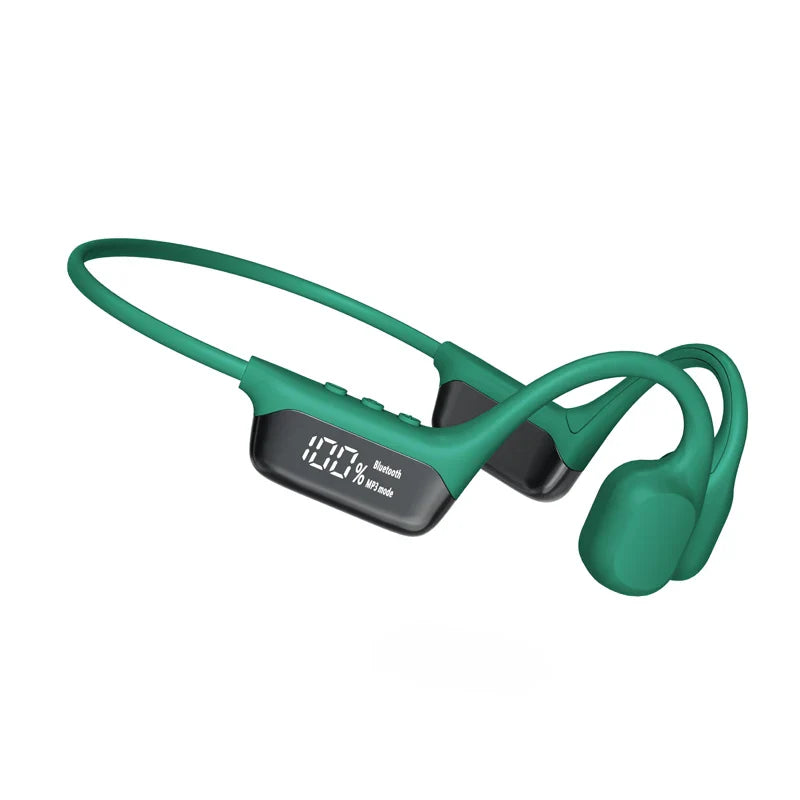 Bone Conduction Bluetooth 5.4 Headphones – Wireless IPX8 Waterproof Earphones for Swimming & Sports with MP3 Player, 32GB Storage
