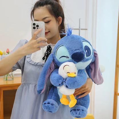 Disney 30cm Lilo & Stitch Plush Toys – Cute Anime Plushies & Donald Duck Stuffed Ornaments for Kids Christmas Gift