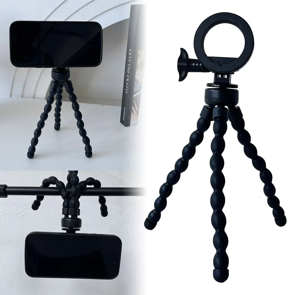 MagSafe Magnetic Mini Tripod — Universal Smartphone & Mobile Phone Stand, Octopus Monopod Holder