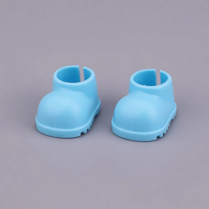 15-17cm Labubu Doll Clothes — Waterproof Raincoat & Rain Boots Outfit Set with Matching Accessories