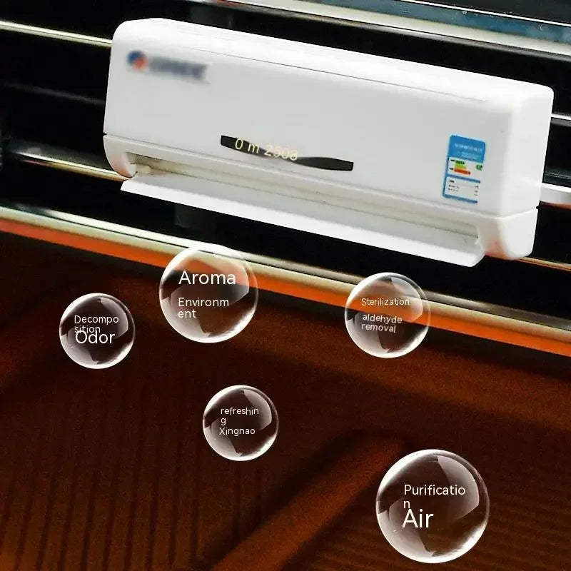 Solar-Powered Car Air Freshener | Mini Aromatherapy Machine for Lasting Fragrance | Decorative Perfume Decoration | Refresh Your Car Interior