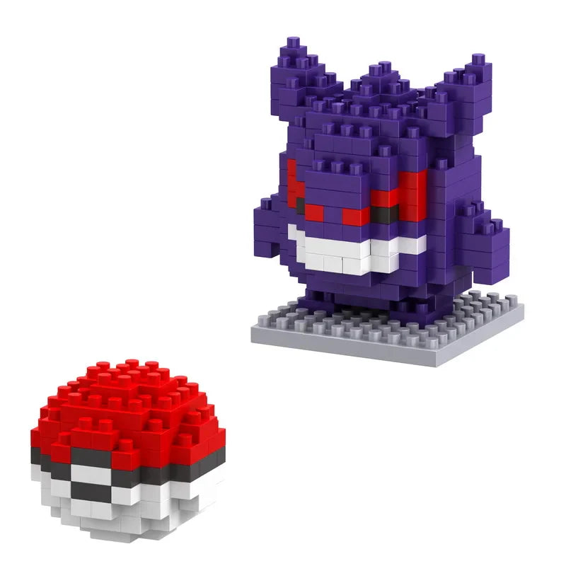 Pokemon Building Block Toy Set – Pikachu, Charizard, Blastoise, Bulbasaur & Gengar Anime Brick Figures for Kids Gift (75 Styles)