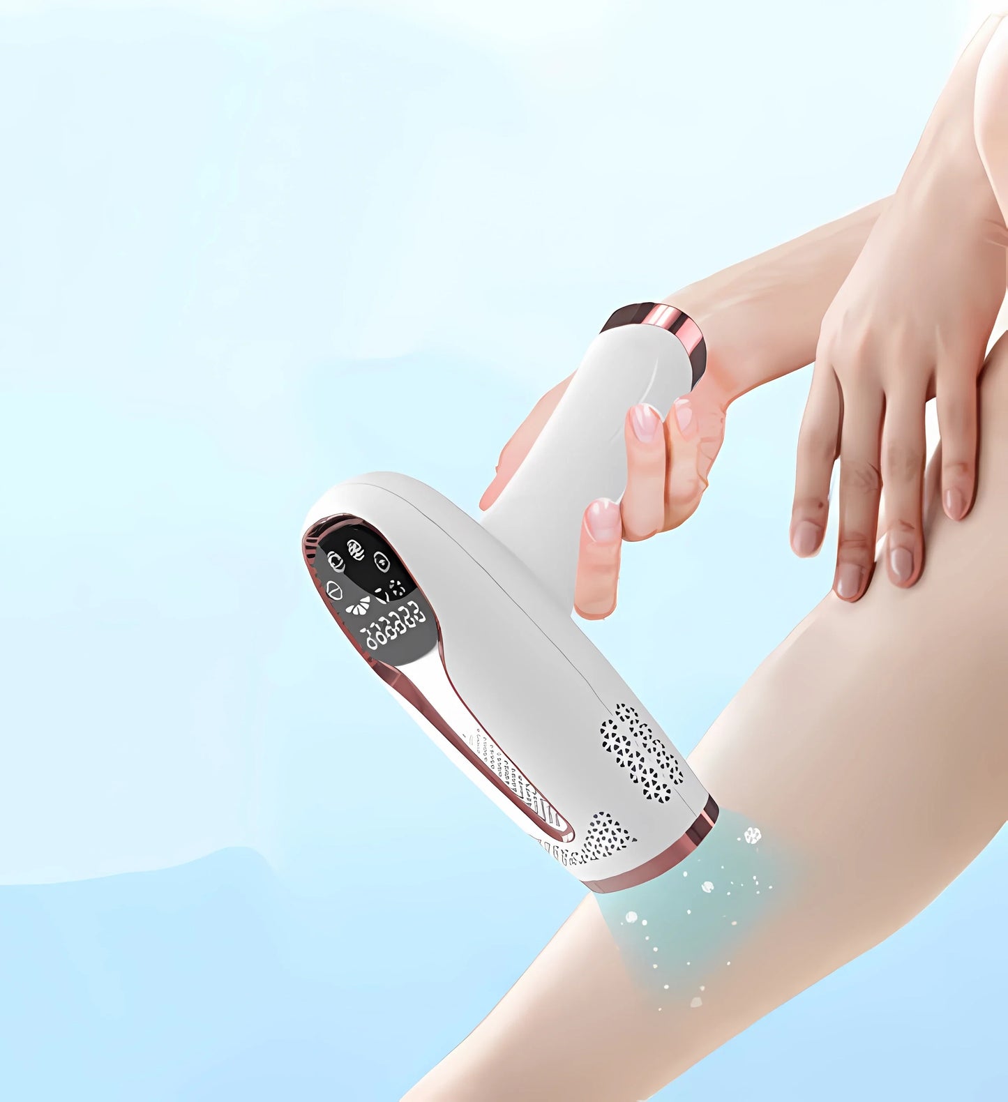 IPL Epilator Laser Hair Removal Device – 999,999 Pulses Permanent Bikini & Body Photoepilator Trimmer