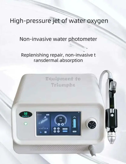 2024 Newest Portable 4 Bars Water Injection Gun – Hydro H2O2 Water Jet Facial Machine for Skin Lifting, Beauty Device