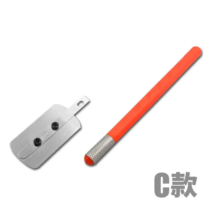 Hobby Model Craft Mini Hand Saw – 3 Blade Styles Etching Chip Saw for Model Building