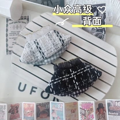 Labubu Doll Accessories — 17cm Luxury Woolen Shawl Suit & Skirt Set with Messenger Bag & Loafers