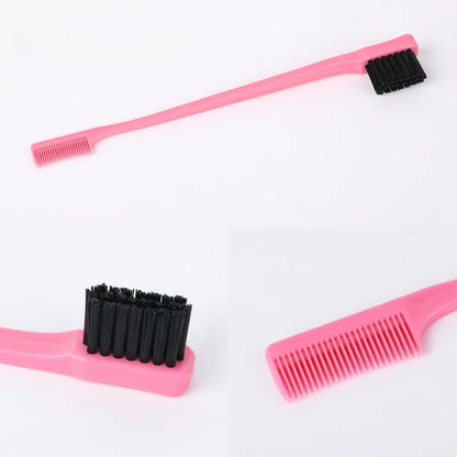 3PCS Hair Styling Comb Set – Teasing Brush, Rat Tail Comb, Edge Brush & Braid Tool for Hair Styling
