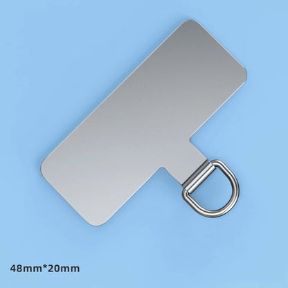 Ultra-Thin Stainless Steel Phone Tether Patch – Universal Cellphone Lanyard Safety Connector Replacement Piece