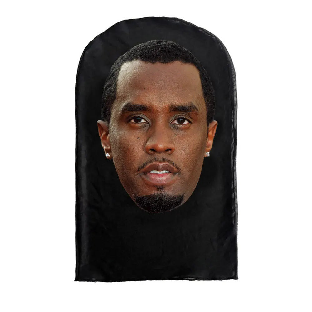 3D Printed Kanye Mask – Elastic Mesh Full Face Cosplay & Party Hood for Men & Women, Hip Hop Streetwear Balaclava