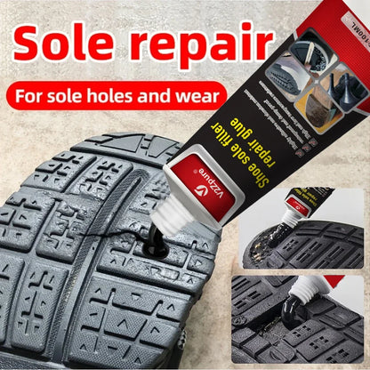 Shoe Sole Repair Glue Kit - Waterproof Quick-Dry Adhesive for Crack Filling and Wear-Resistant Repair