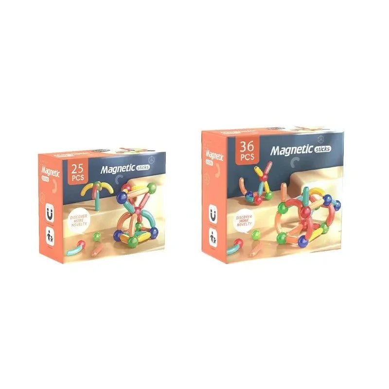 Magnetic Building Blocks Cube Set - Creative STEM Puzzle Toy for Early Learning & Brain Development
