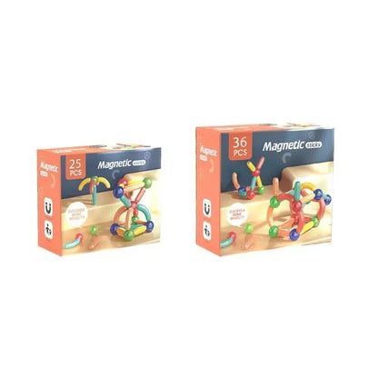 Magnetic Building Block Cube Set - Creative STEM Puzzle Toy for Baby Brain Development & Early Learning