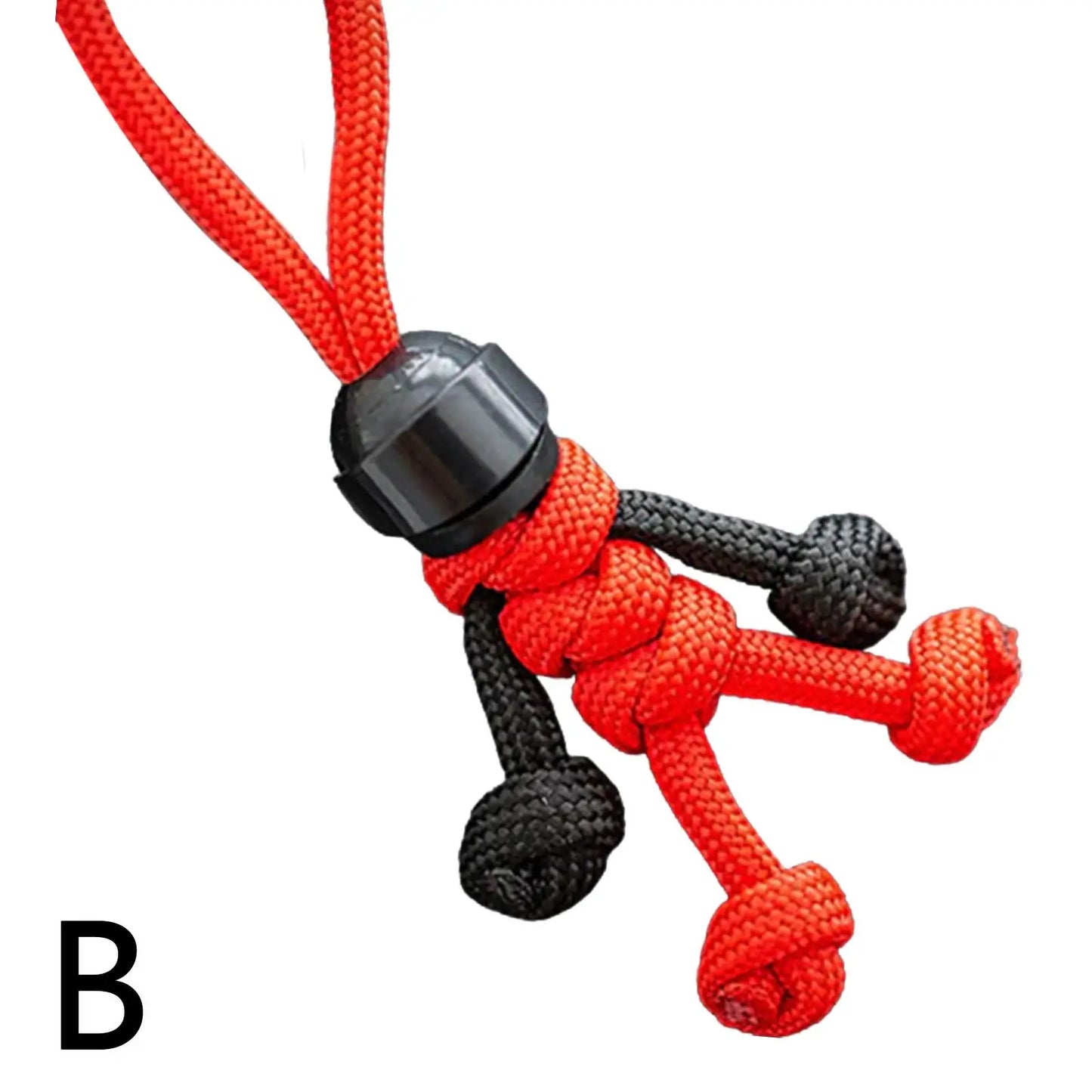 Handmade Building Block Biker Helmet Keychain – Braided Paracord Bag Pendant for Backpack & Doll Hanging