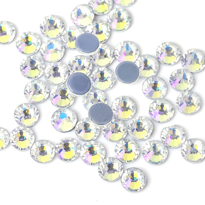 Premium Hot Fix Rhinestones – High Quality Glass Crystal Flatback Iron-On Glitter Rhinestones for Clothing & Crafts