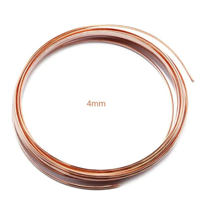 1–10M Pure Copper Wire Coil – Bare T2 Conductive Wire, Diameter 0.1–5mm for Electronics and DIY Projects