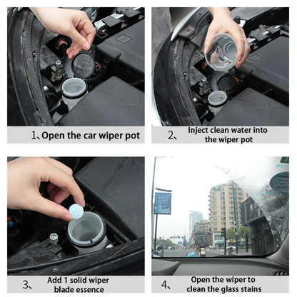 Auto Wiper Glass Cleaner | Effervescent Solid Tablets for Car Windscreen & Windshield Cleaning   2/2