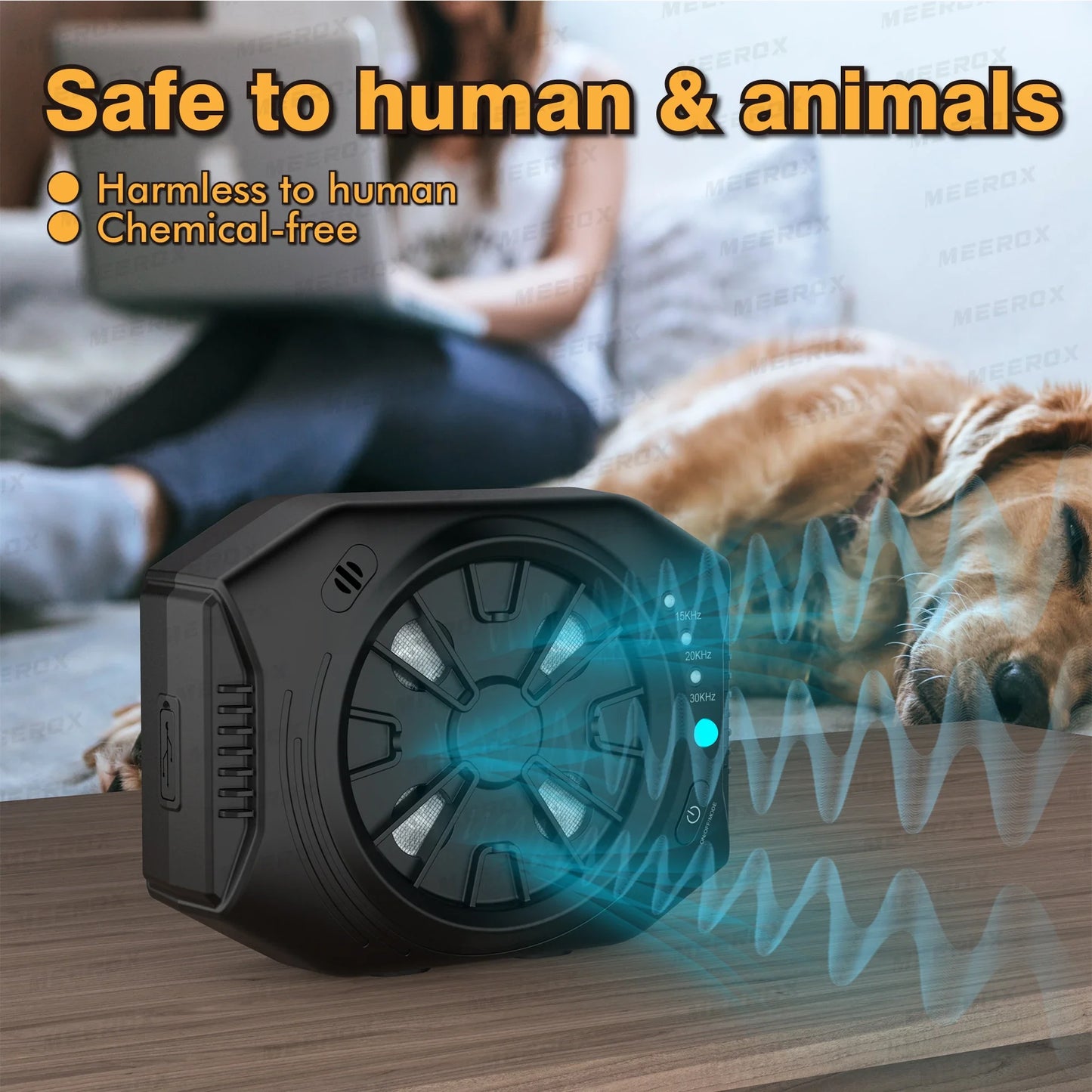 New Ultrasonic Dog Barking Stop Device: 3 Modes Noise Prevention and Training Tool for Dogs
