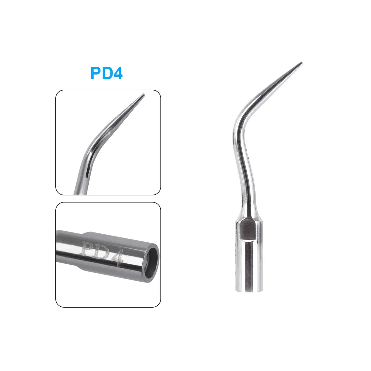 AZDENT 5pcs Dental Scaler Tips – Compatible with EMS, WOODPECKER, SATELEC, DTE, NSK Ultrasonic Scalers
