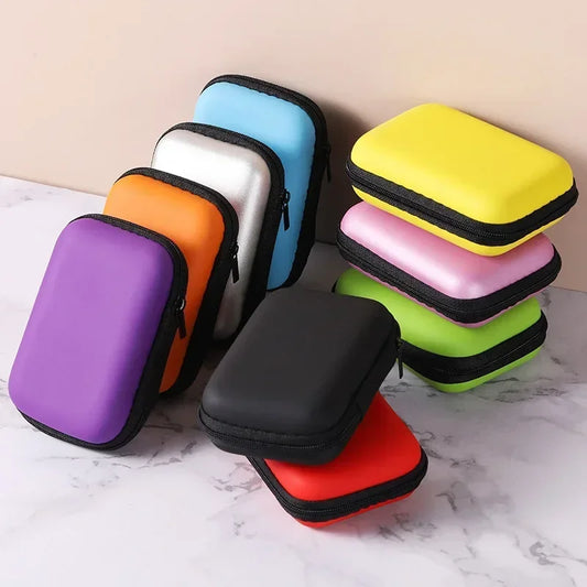 Sundries Travel Storage Bag – Zipper Case for Earphones, Portable Cable Organizer, Electronics Charging Storage