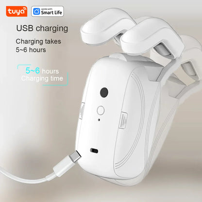 Tuya Smart Curtain Robot – Roman Rod Track with APP Control, Single/Double, Compatible with Tuya Gateway for Remote Control