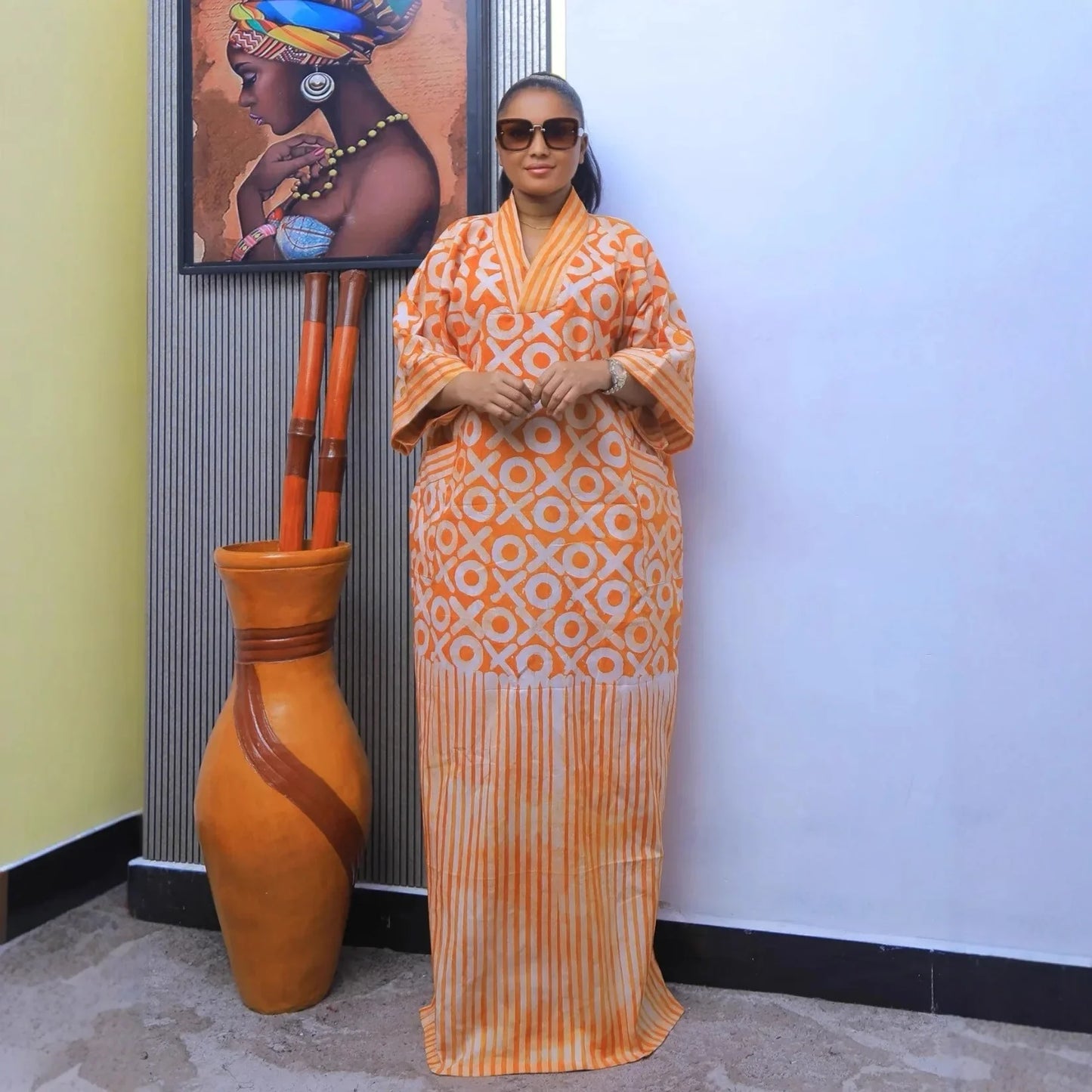 Plus Size African Dresses for Women - Traditional Dashiki Ankara Gown, Abaya, Muslim Kaftan & Maxi Robe Dress
