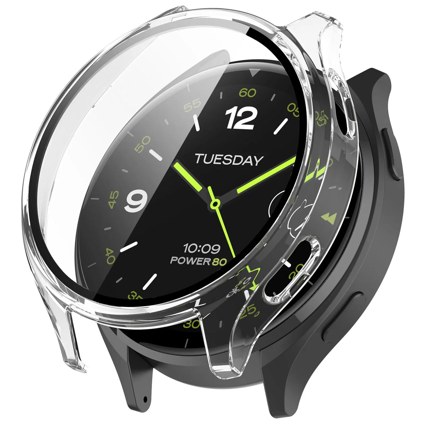 Xiaomi Watch 2 Screen Protector Case – All-Around Hard PC Bumper with Tempered Glass Protective Cover Accessories for Smartwatch