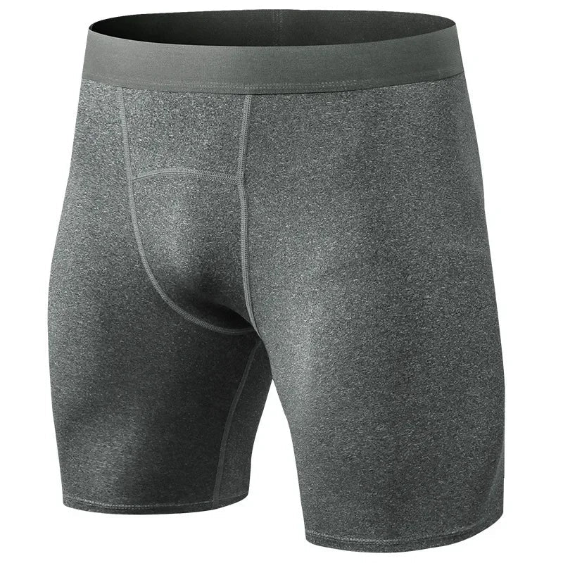 Men’s Gym Compression Shorts – Breathable Quick-Dry Fitness & Bodybuilding Training Jogger Shorts, Elastic Sports Activewear