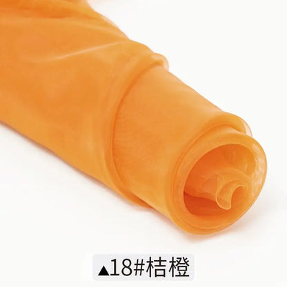 Sheer Organza Fabric Roll - Wedding Party Decoration Material for Romantic Events & Birthday Decor