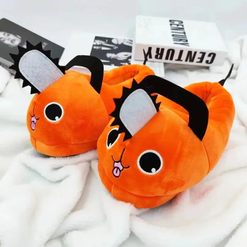 Women’s Winter Fuzzy House Slippers - Warm Plush Cartoon Indoor Shoes with Grip Sole