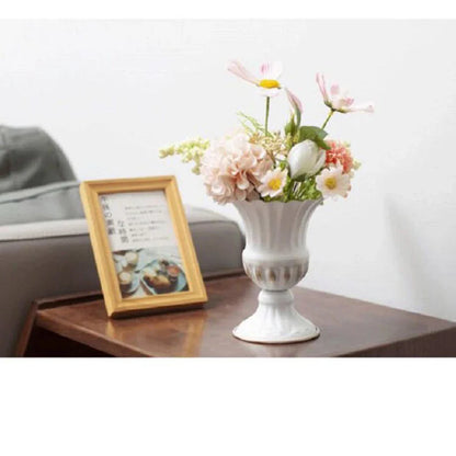 Metal Flower Vase & Candle Holder — Table Centerpiece for Wedding, Anniversary, Party & Hanging Decorations