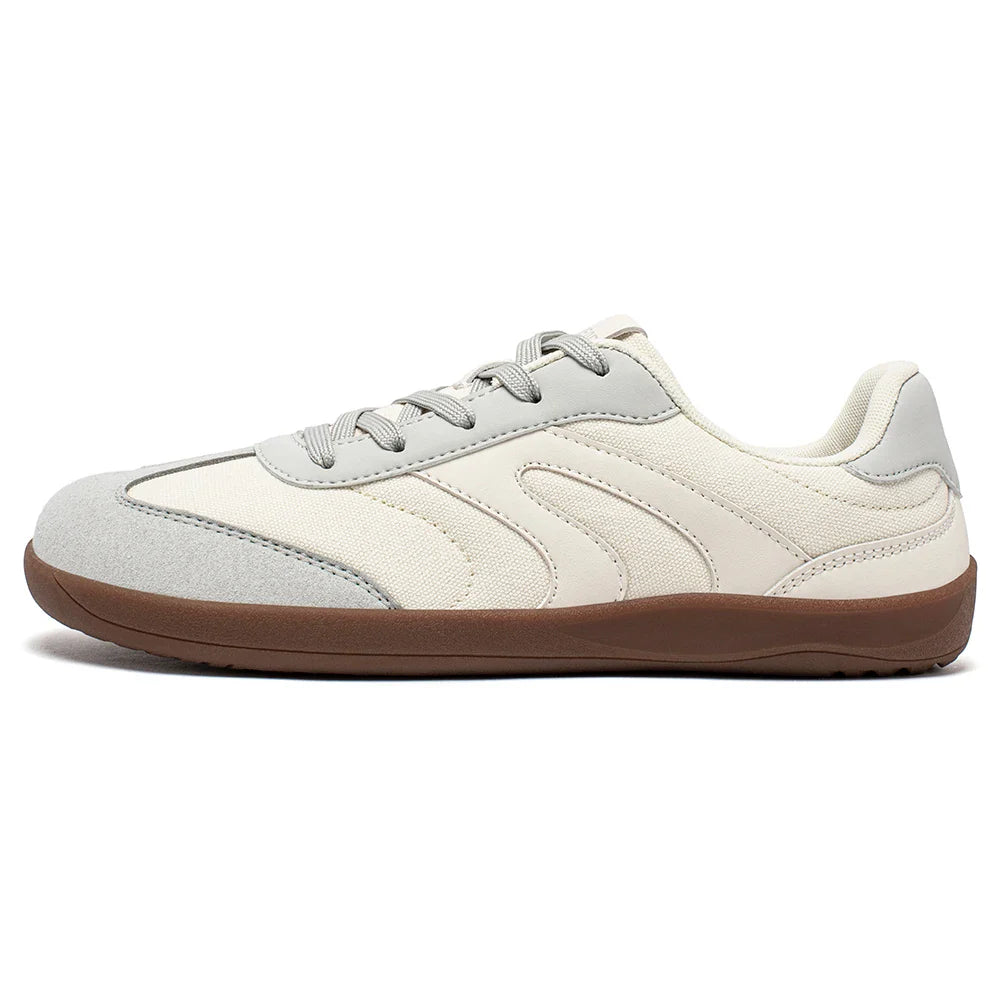 HOBIBEAR Unisex Barefoot Sneakers — Wide-Toe Minimalist Zero Drop Lace-Up Casual Shoes, Non-Slip for Men & Women