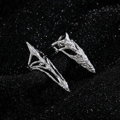 New Gothic Rock Punk Fingertip Nail Ring | Metal Manicure Jewelry Accessories for Women, Party & Gift for Girlfriends