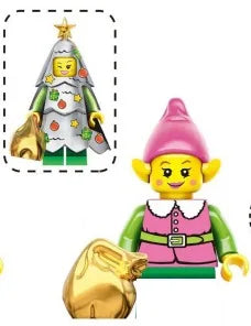Christmas Building Blocks Toy Set – Santa Claus & Reindeer Action Figures Gift