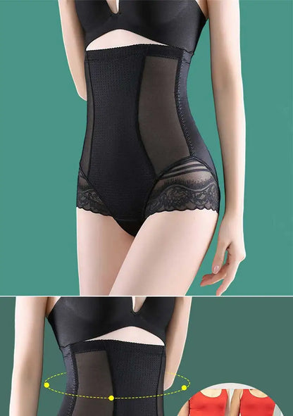 Women’s High Waist Shapewear Shorts – Tummy Control Body Shaper with Slimming Spandex Compression