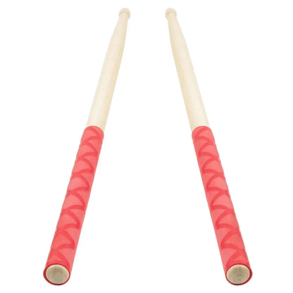2Pcs Drumstick Grips – Anti-Slip Sweat-Absorbing Grip for 7A, 5A, 5B, 7B Drumsticks, 16.5cm Percussion Accessories