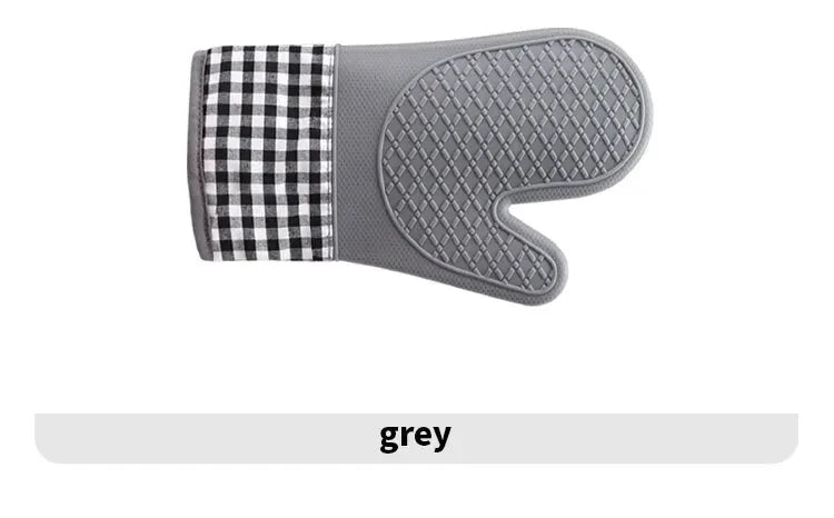 Silicone Insulated Kitchen Glove – Anti-Slip, Thickened, Heat-Resistant & Anti-Scalding