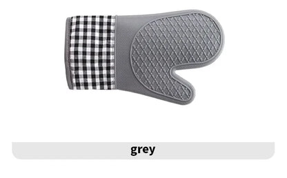Silicone Insulated Kitchen Glove – Anti-Slip, Thickened, Heat-Resistant & Anti-Scalding