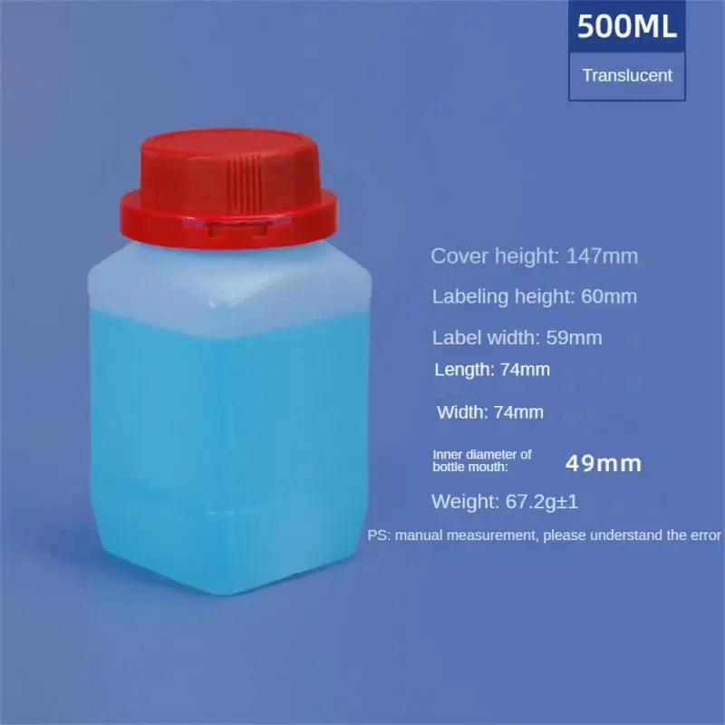 Empty Plastic Bottles 250ML/500ML/1L — HDPE Liquid, Cosmetic, Food & Chemical Storage Containers