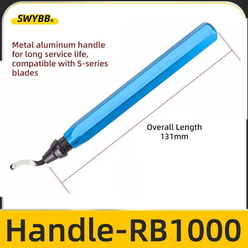 Burr Handle 3D Printer Metal Deburring Tool – NB1100 Router Bit, Rotary Trimming Knife & Scraper Blades for Repair