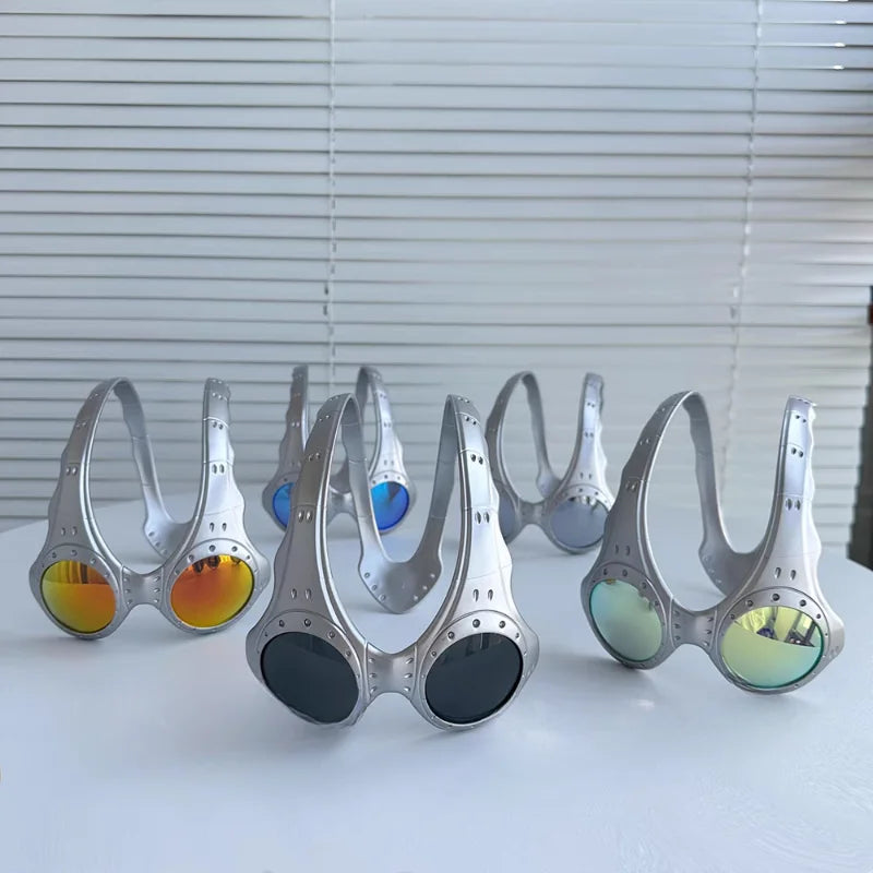 Over The Top Sunglasses for Men & Women – Retro Metal Frame Sports & Cycling Outdoor Glasses