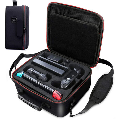 Nintendo Switch OLED Carrying Case - Large Capacity Storage Pouch with Card Slot | Protective Bag for Game Accessories