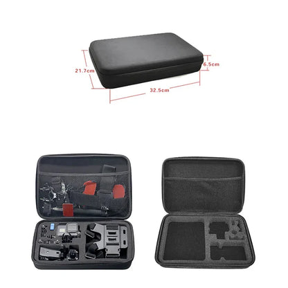 Protective Carrying Case Storage Bag for GoPro Hero 4–13, SJCAM, AKASO, DJI Osmo Action Camera Accessories