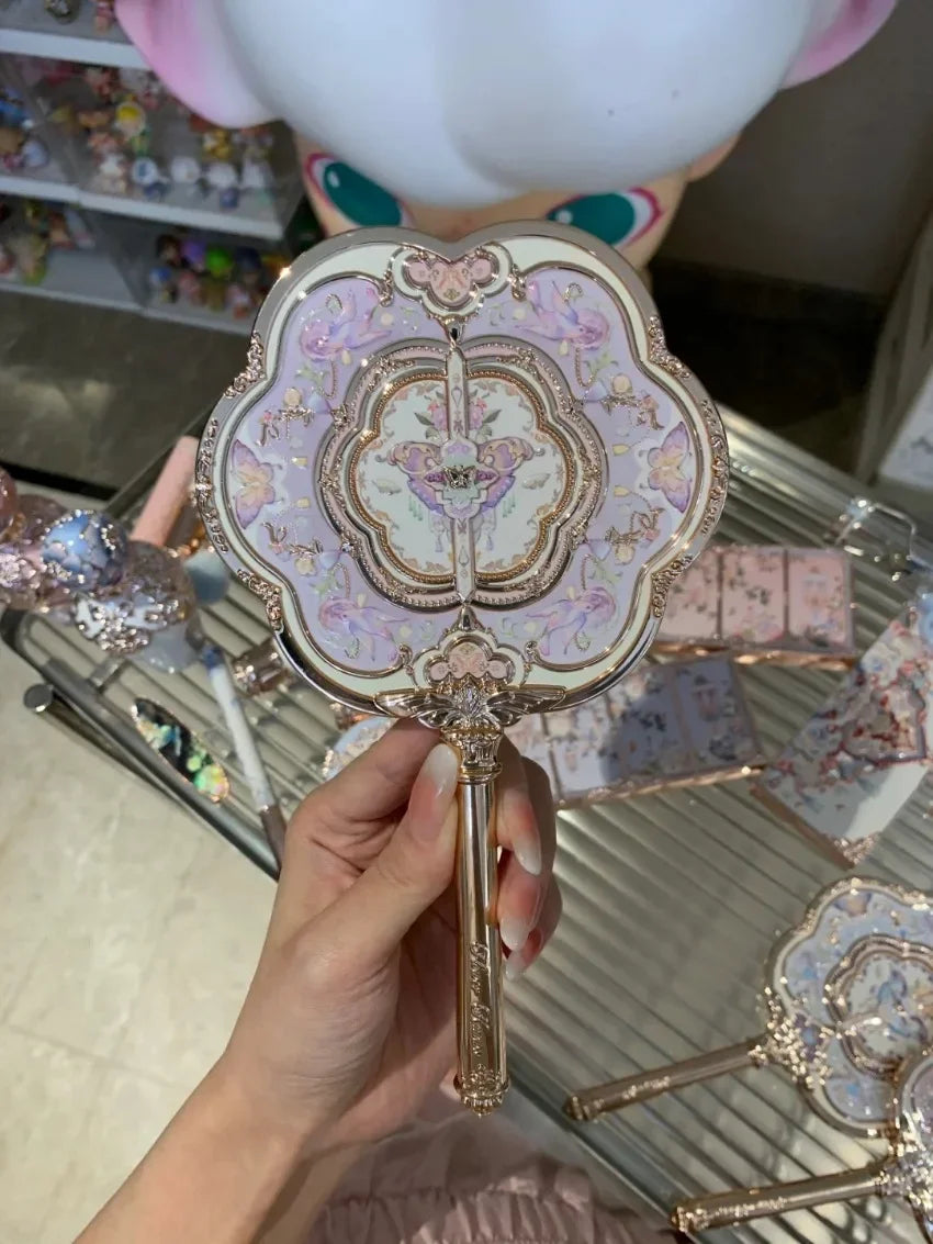 Flower Knows Butterfly Cloud Collar Makeup Mirror – Compact Handheld Mirror