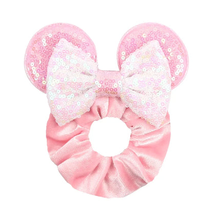 Velvet Mouse Scrunchies - Cute Elastic Ponytail Holders & Hair Accessories for Girls