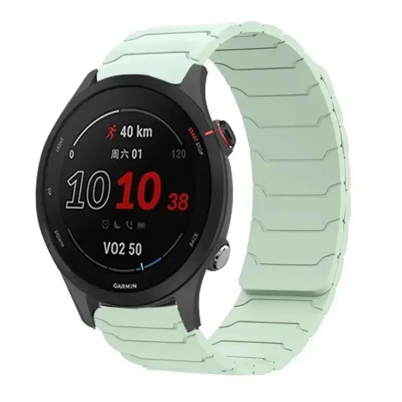 22mm Magnetic Silicone Watch Strap for NORTH EDGE APACHE-46 – Sport Replacement Wristband Bracelet Accessories