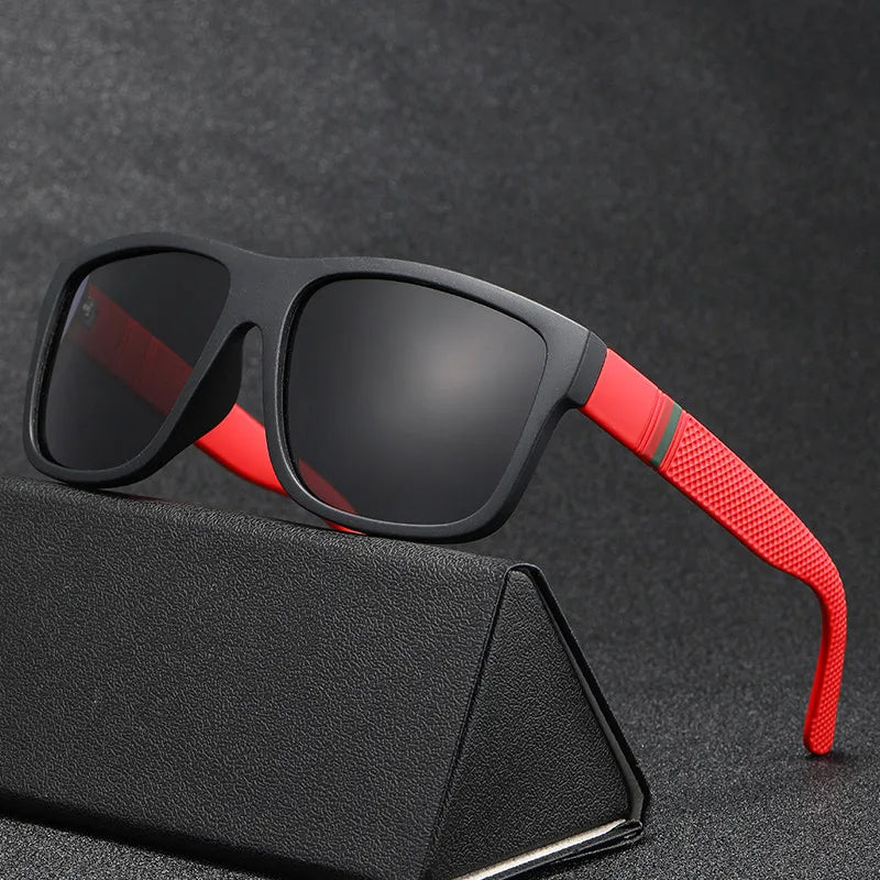 2024 Luxury Polarized Sunglasses for Men — High-End Square UV400 Driving Eyewear & Fashion Travel Sun Glasses