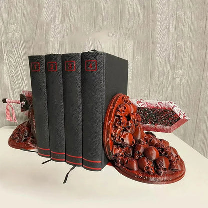 Non-Slip Berserk Bookends – Dragon Slaying Knife Resin Bookstop, Decorative Ornament for Reading Desk, Home & Gift